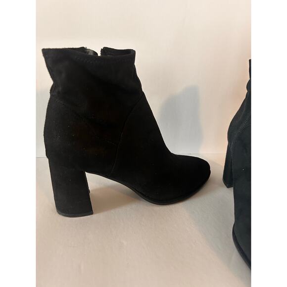 Marc Fisher Black Zip Bootie 3" Heel Women's 9M - Picture 6 of 7